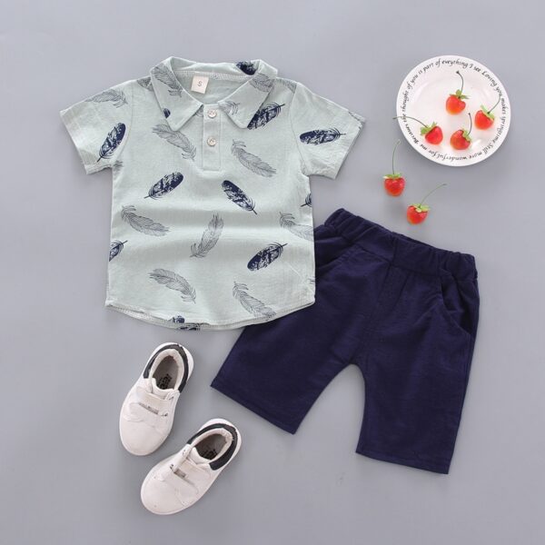 BOYS T SHIRT AND SHORTS SET