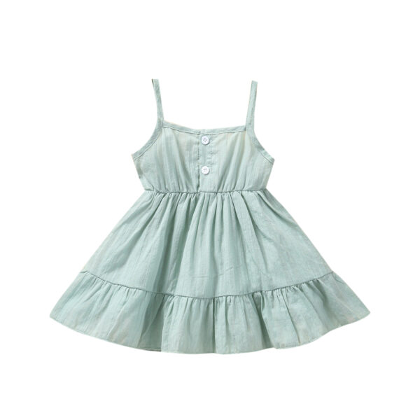 LITTLE GIRLS SLEEVELESS OFF SHOULDER PARTY DRESS