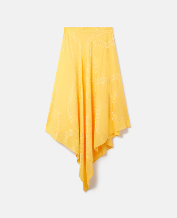 WOMAN SHIPON MIDI SKIRT